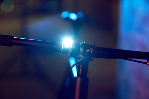 Block Bike Light Front: Black - ZEITGEIST