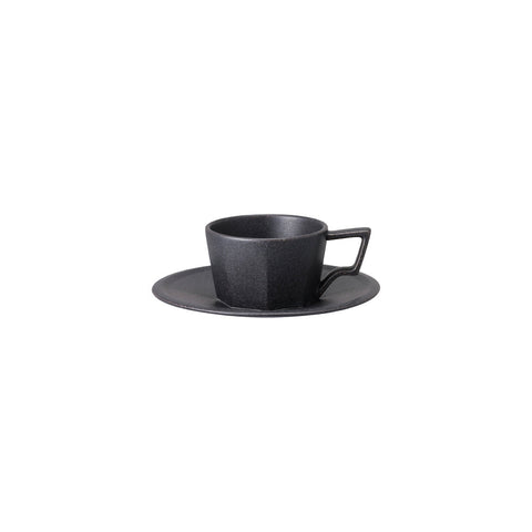 OCT Espresso Cup & Saucer (80ml) - Black