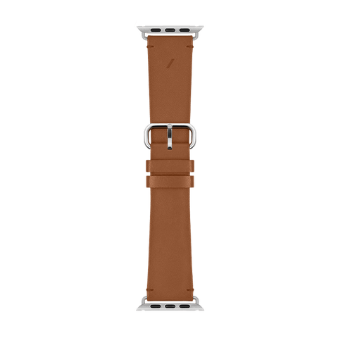 Classic Leather Apple Watch Strap (42/44mm) - Brown - ZEITGEIST