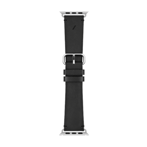 Classic Leather Apple Watch Strap (42/44mm) - Black - ZEITGEIST