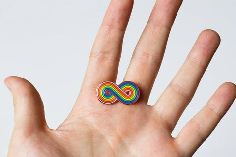 Infinity Rainbow Pin - ZEITGEIST