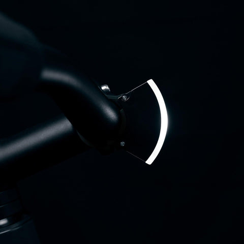 Curve Bike Light Front: Black - ZEITGEIST
