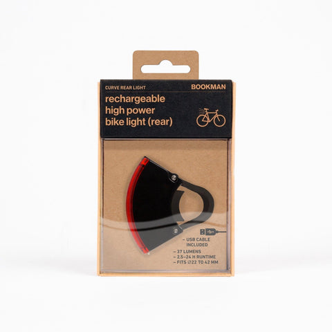 Curve Bike Light Rear: Black - ZEITGEIST