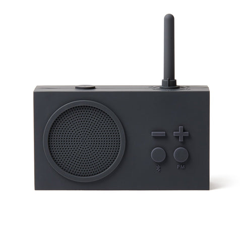 TYKHO 3 FM Radio + Bluetooth Speaker - Dark Grey