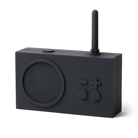 TYKHO 3 FM Radio + Bluetooth Speaker - Dark Grey