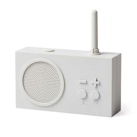 TYKHO 3 FM Radio + Bluetooth Speaker - White