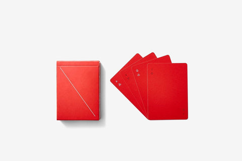 Minim Playing Cards - Red - ZEITGEIST