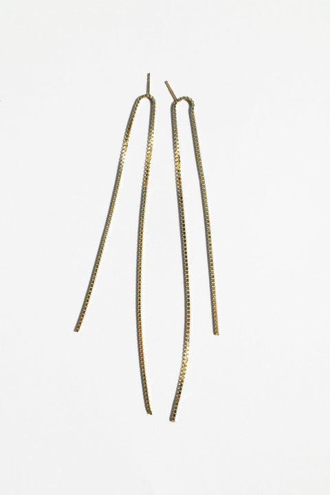 Open Fringe Earrings (18k Gold Plated)