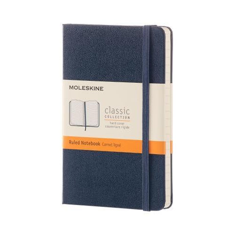 Classic Large Lined Notebook - Sapphire Blue - ZEITGEIST