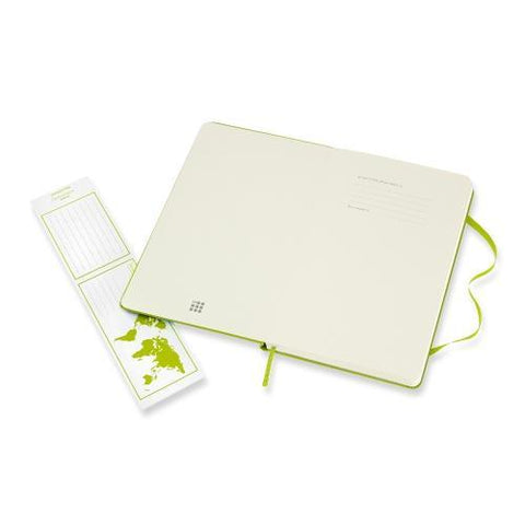 Classic Large Lined Notebook - Lemon Green - ZEITGEIST