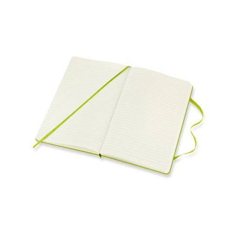 Classic Large Lined Notebook - Lemon Green - ZEITGEIST