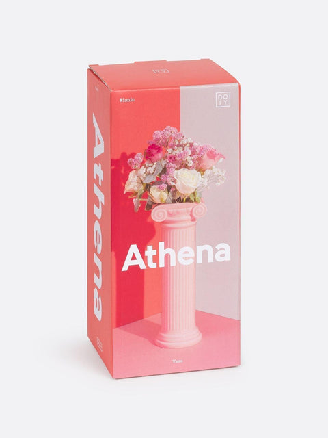 Athena Greek Column Vase (Pink) - ZEITGEIST