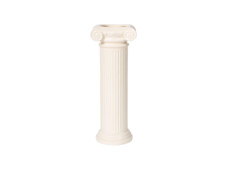 Athena Greek Column Vase (White) - ZEITGEIST