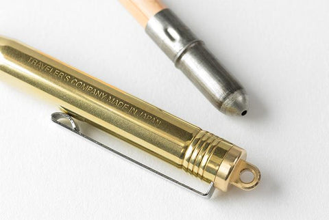 Traveler's Brass Ballpoint Pen Stationary Traveler's Company - der ZEITGEIST
