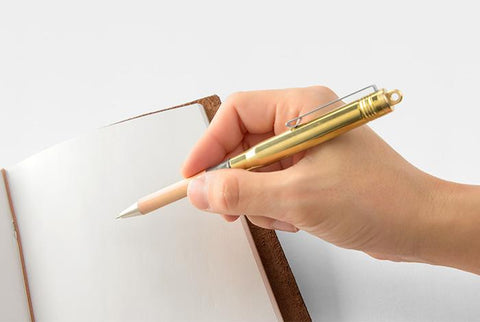 Traveler's Brass Ballpoint Pen Stationary Traveler's Company - der ZEITGEIST