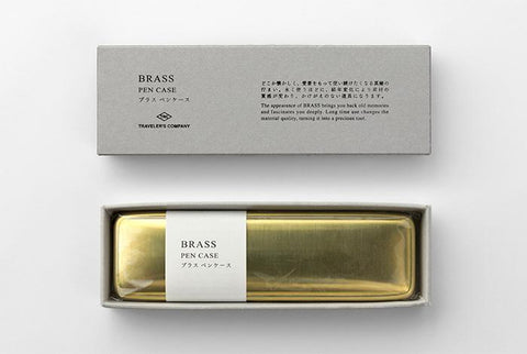 Traveler's Brass Pen Case Stationary Traveler's Company - der ZEITGEIST