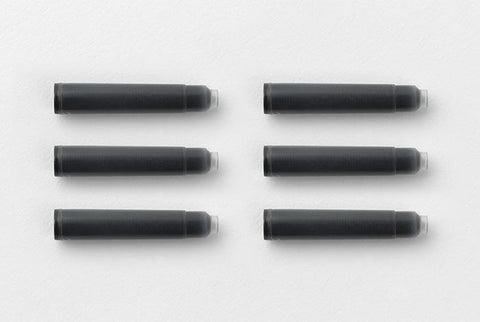Traveler's Brass Fountain Pen Ink Cartridges - Black