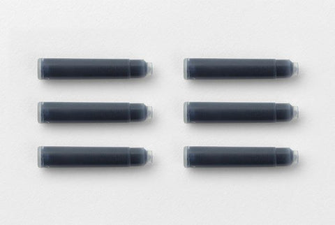 Traveler's Brass Fountain Pen Ink Cartridges - Blue Black
