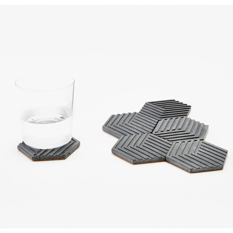 Concrete Table Tiles - Charcoal - ZEITGEIST
